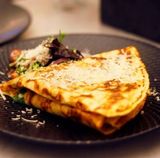 Chicken With Sweet Corn Crepe