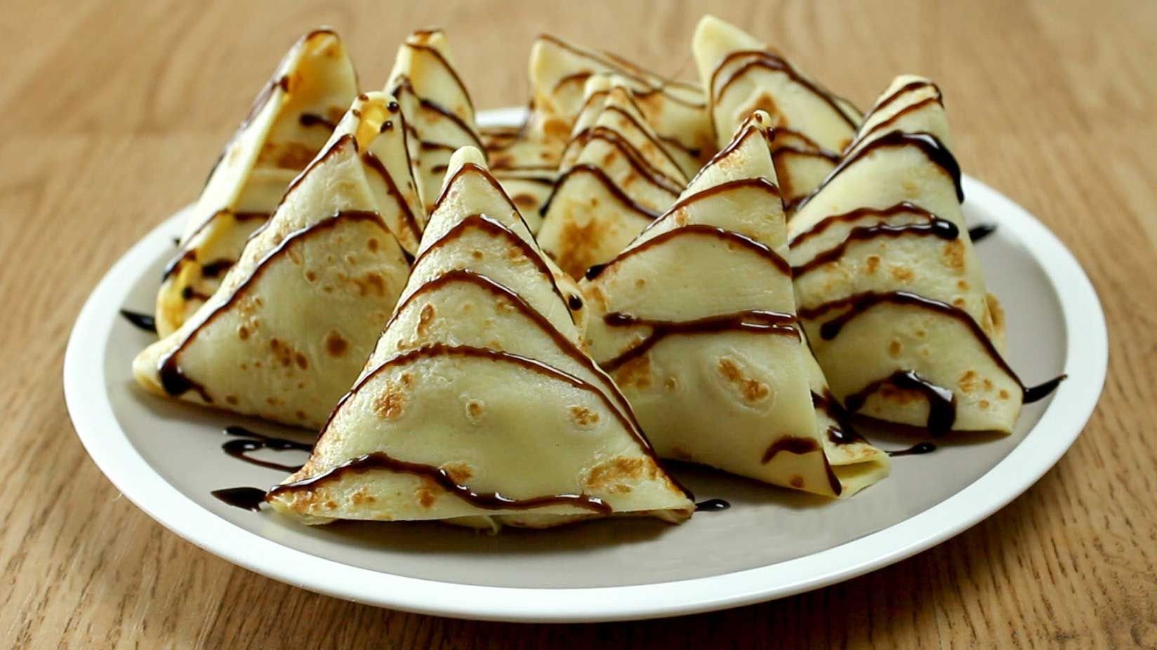Nutella Chocolate With Hazelnuts Crepe