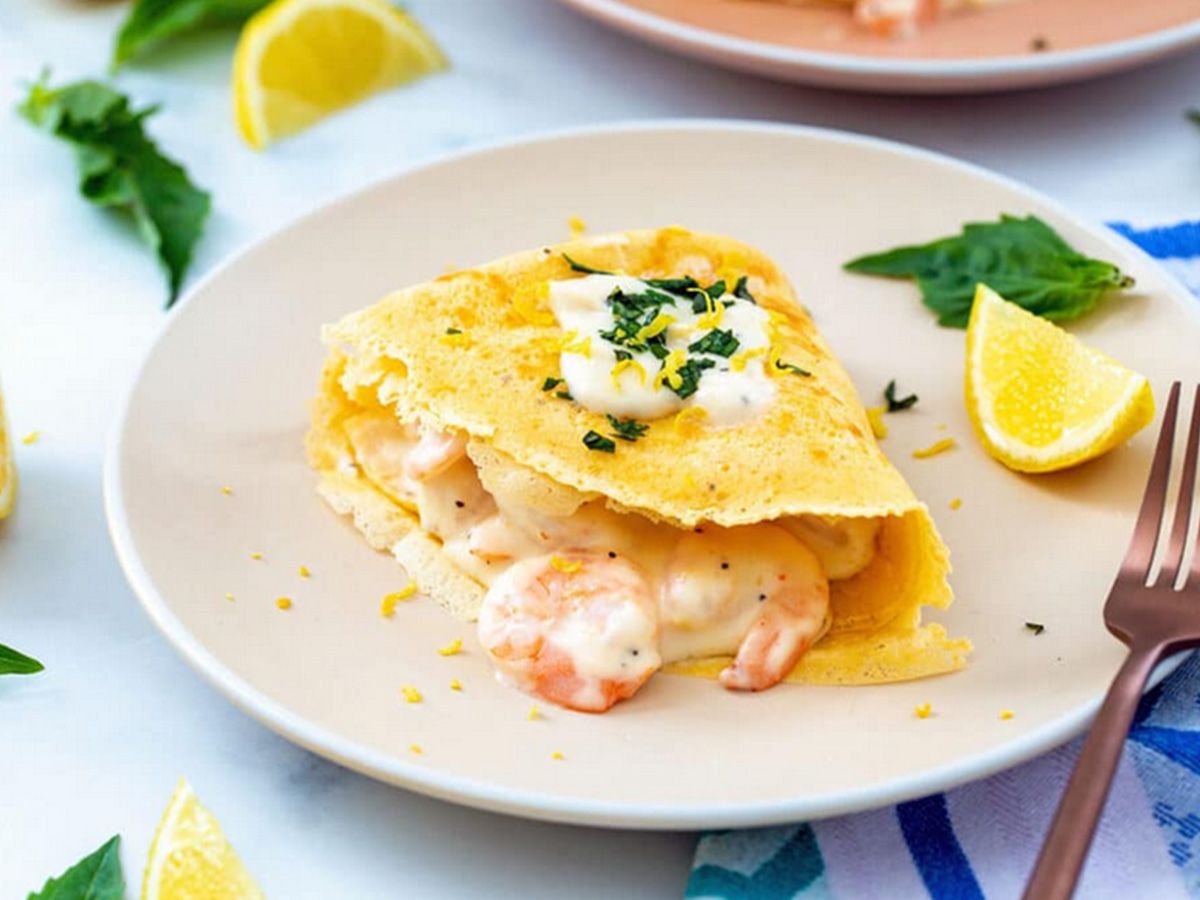 Shrimps Crepe