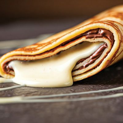 crepe white chocolate