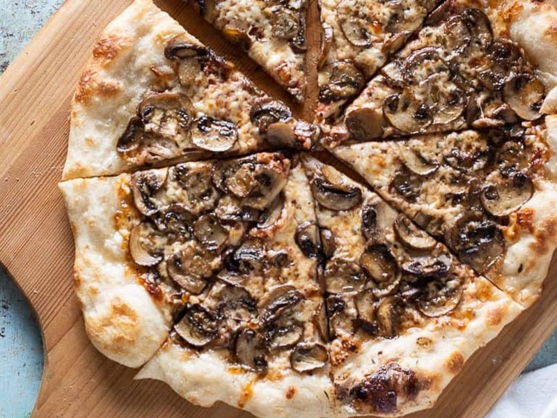 Crimini Mushroom Pizza