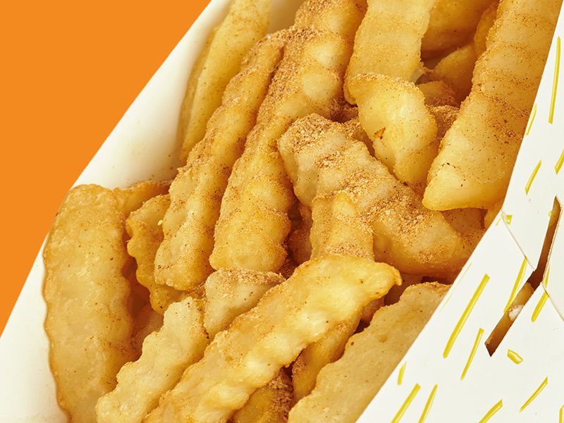 Crinkle Fries With Calmera's Spices Packet