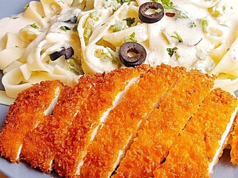 Crispy Chicken Pasta