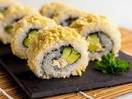 crispy rice roll uramaki