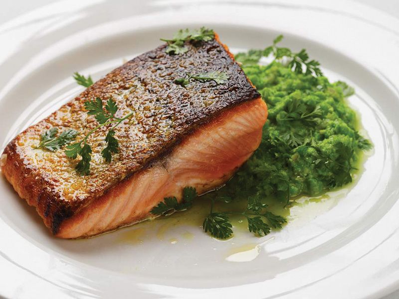 Crispy Salmon Cooked Sushi