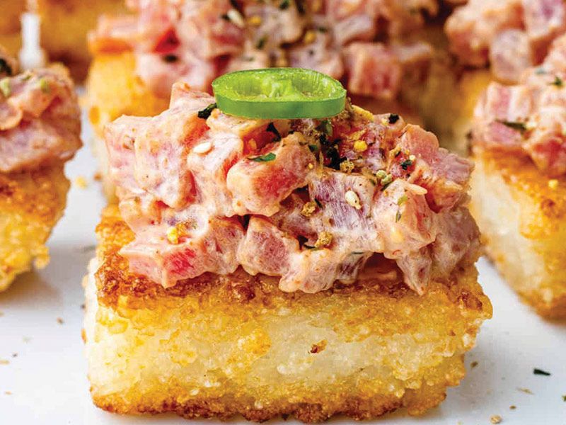 Crispy Tuna Cooked Sushi