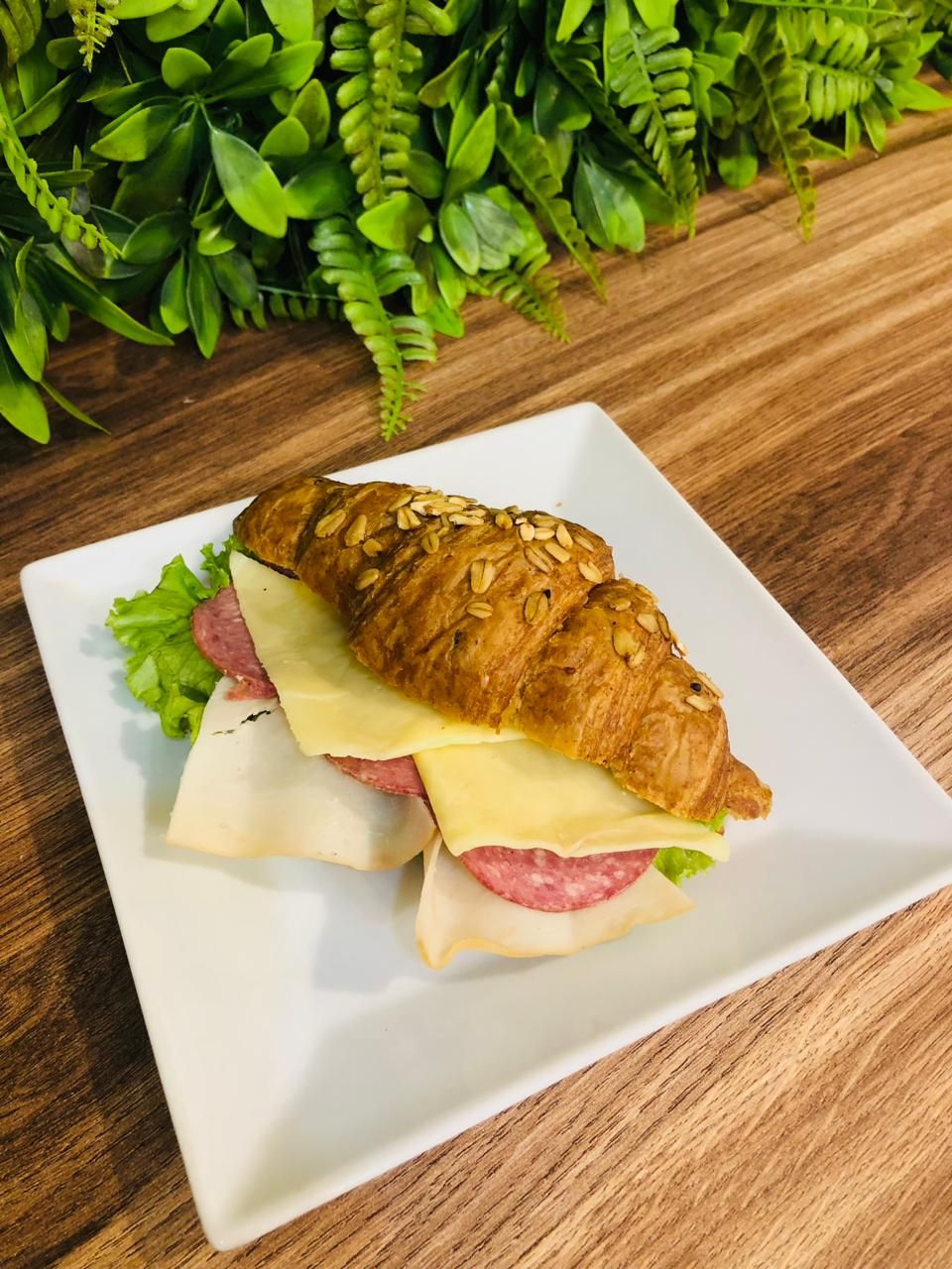 Croissant Sandwich Brown