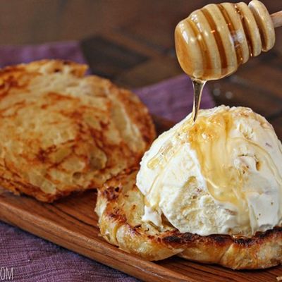 Honey with cream sandwich