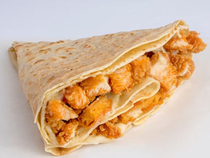 Crunchy Chicken With Chicken Pane Crepe