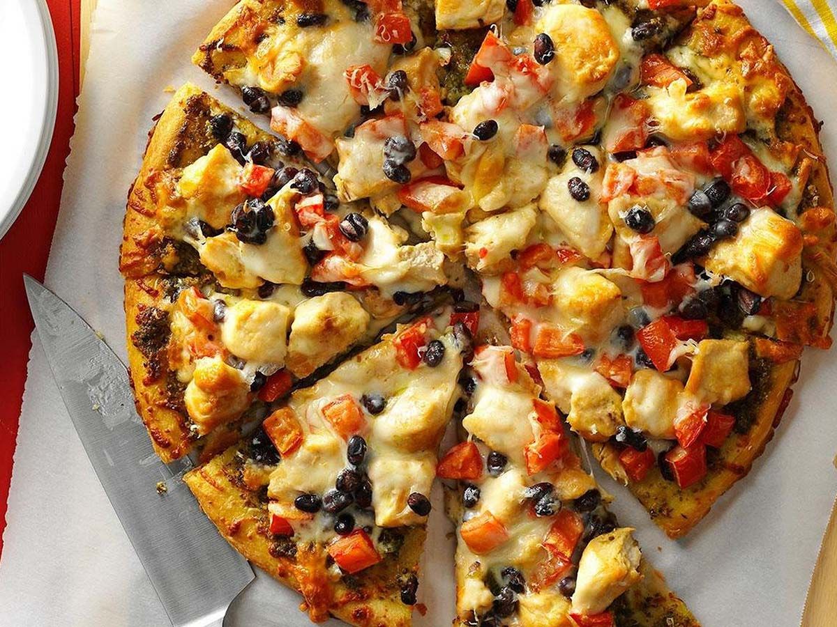 Crunchy Chicken Pizza