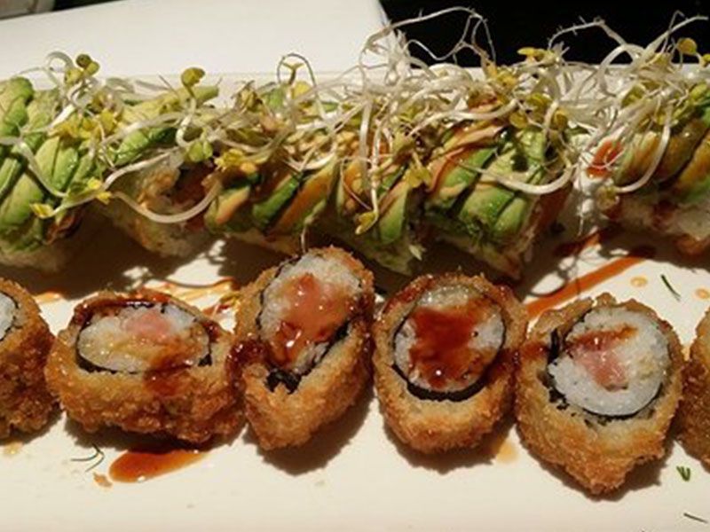Fried Roll Crunchy Salmon