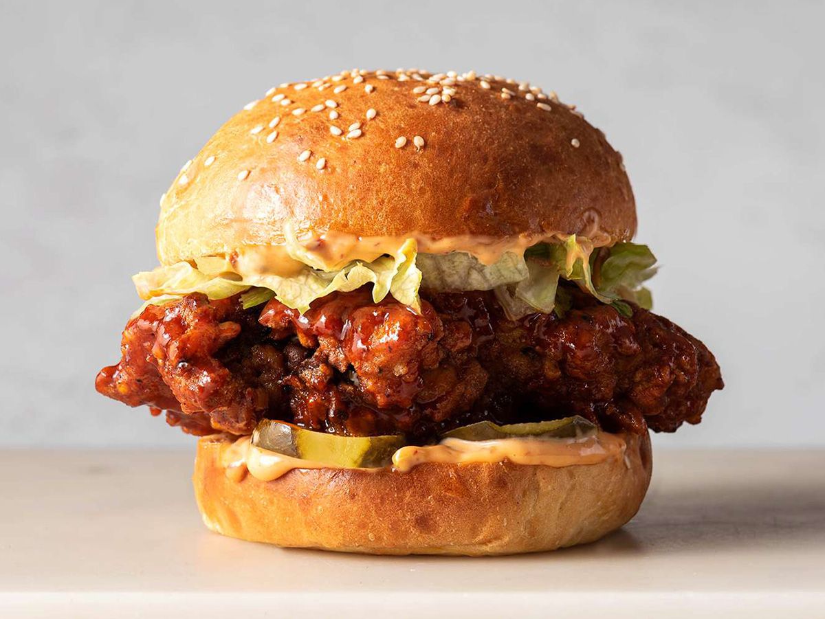 Crunchy sweet chili sandwich