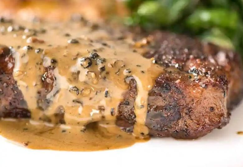 Grilled Beef Fillet White Pepper Sauce