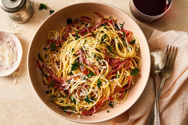 Pastrami pasta