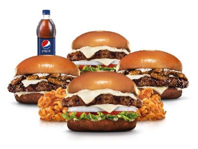 4 Sandwiches - 1 Pepsi