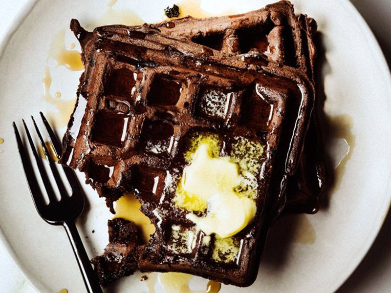 Dark Chocolate Waffle