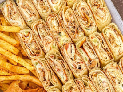 Double Arabic shawarma meal