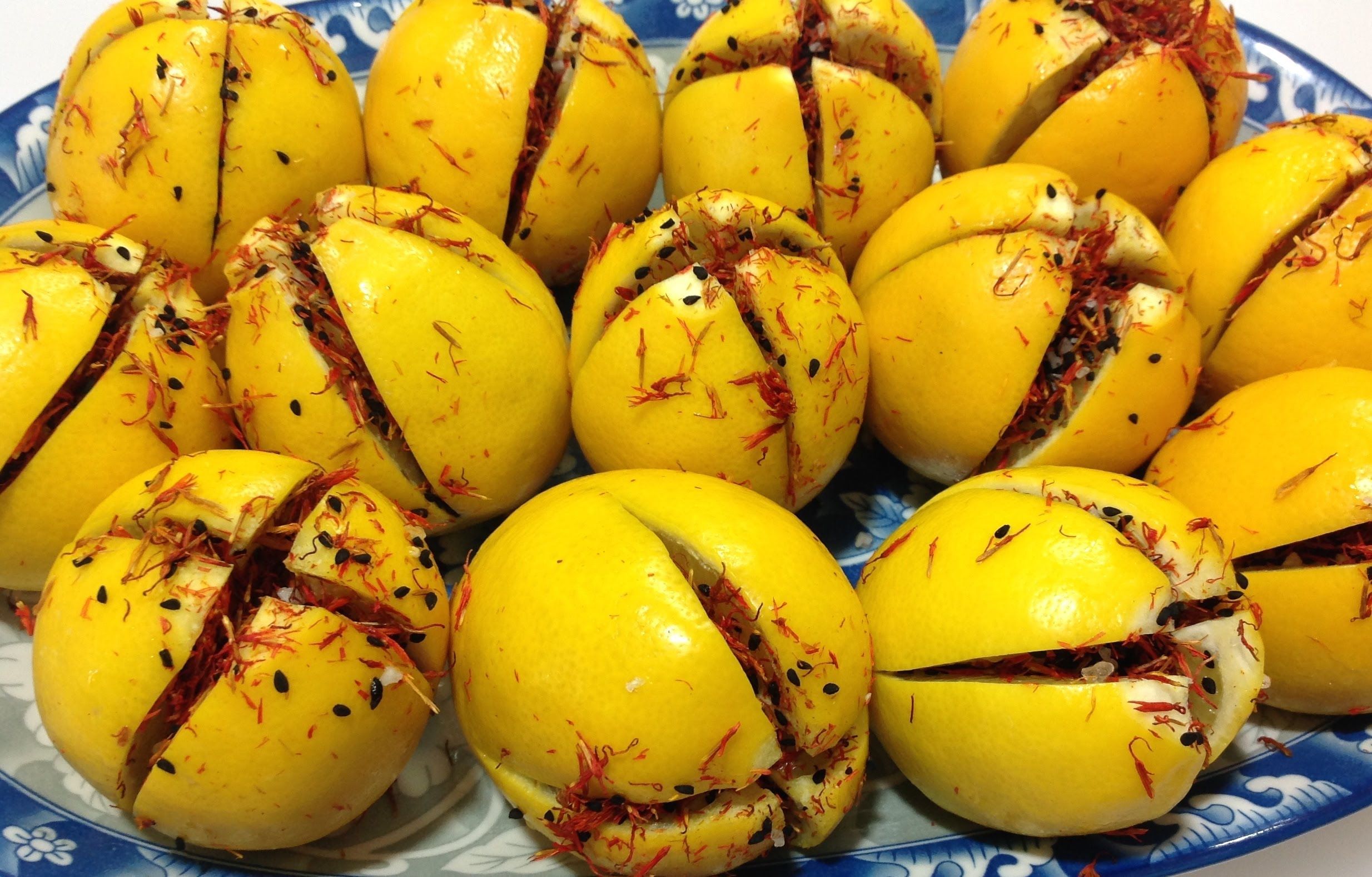 Pickled Lemons With Safflower Sauce