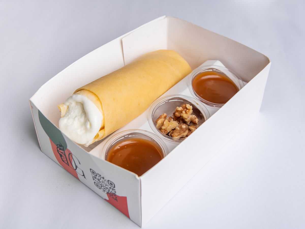 Caramel Rolled Crepe