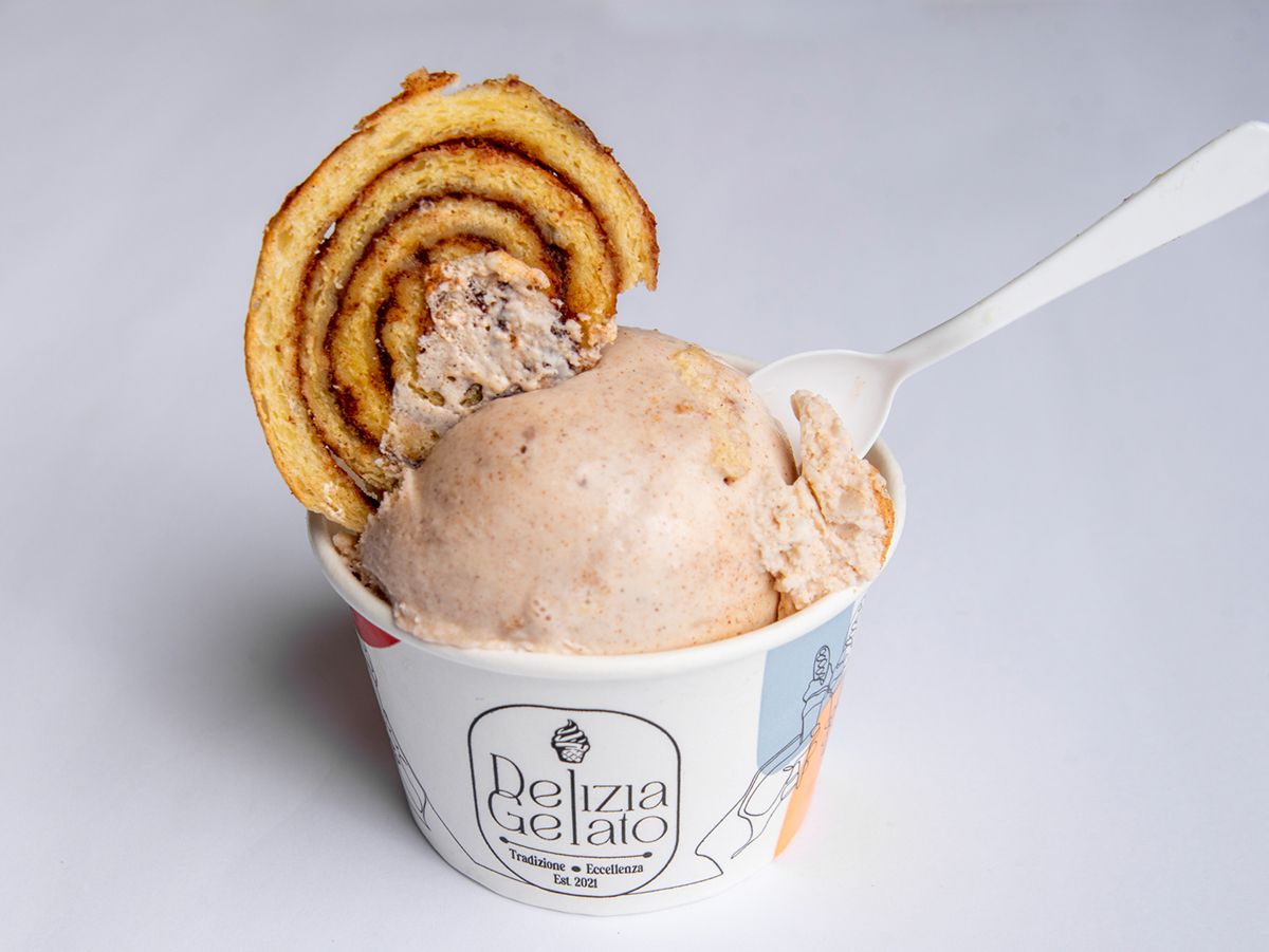 Cinnamon gelato