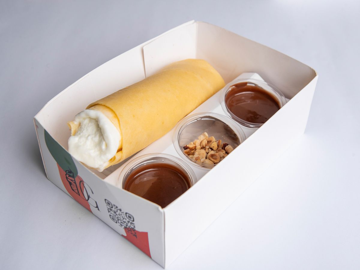 Milk Belgian Chocolate Rolled Crepe