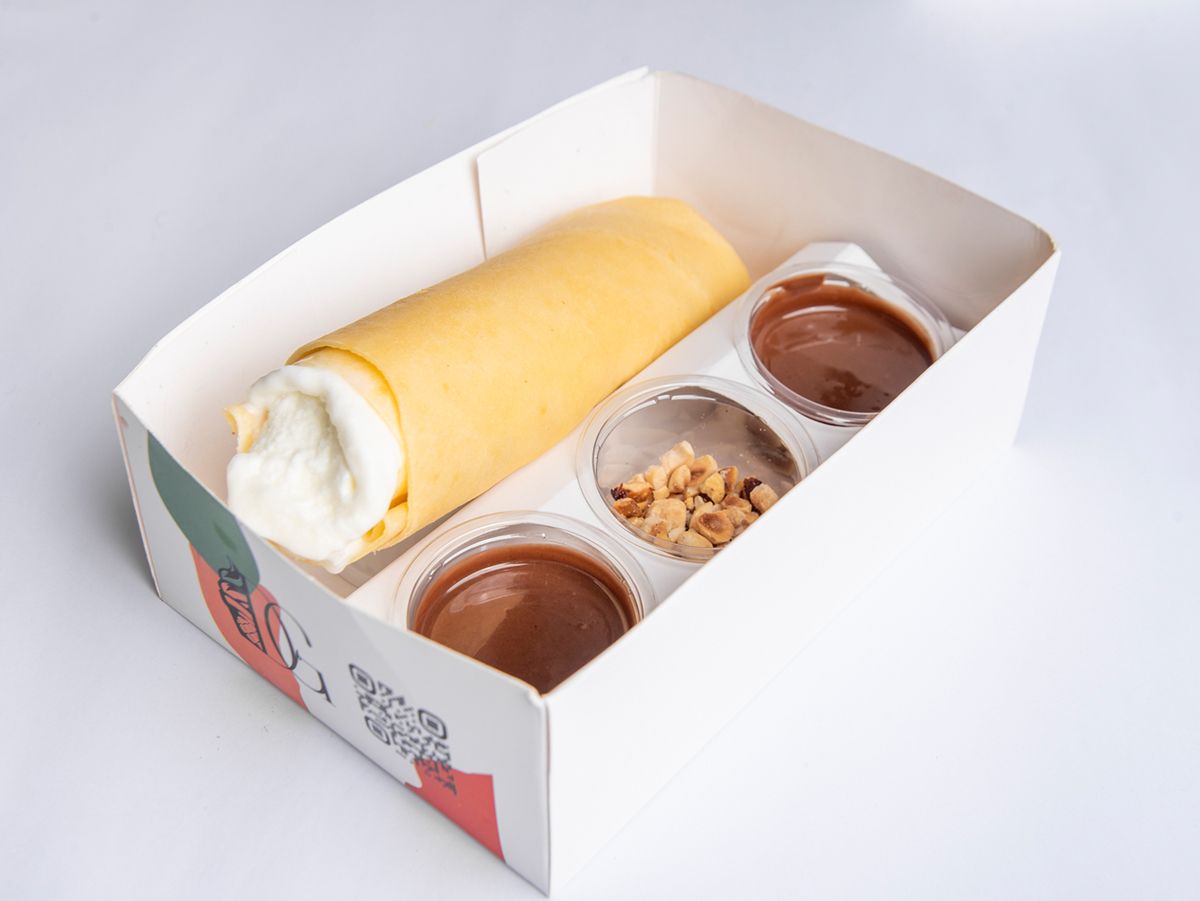 Nutella Rolled Crepe