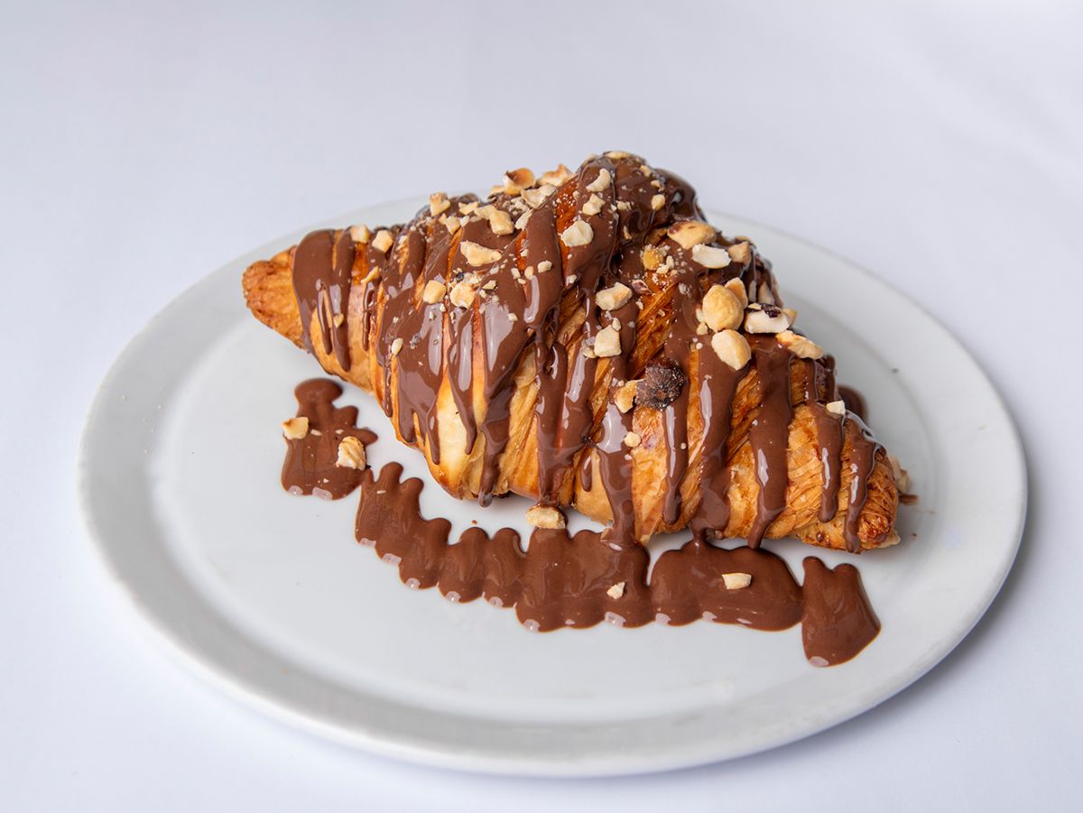 Nutella Stuffed Croissant