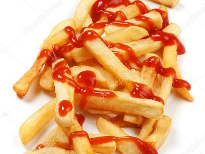 Ketchup potatoes