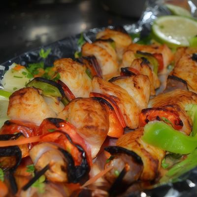 One and a half kilo of shish tawook on the revolution