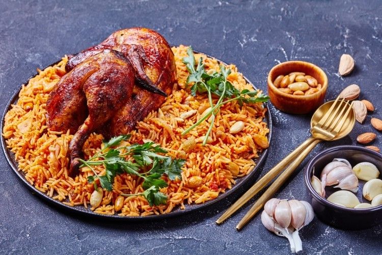 Half Chicken Kabsa