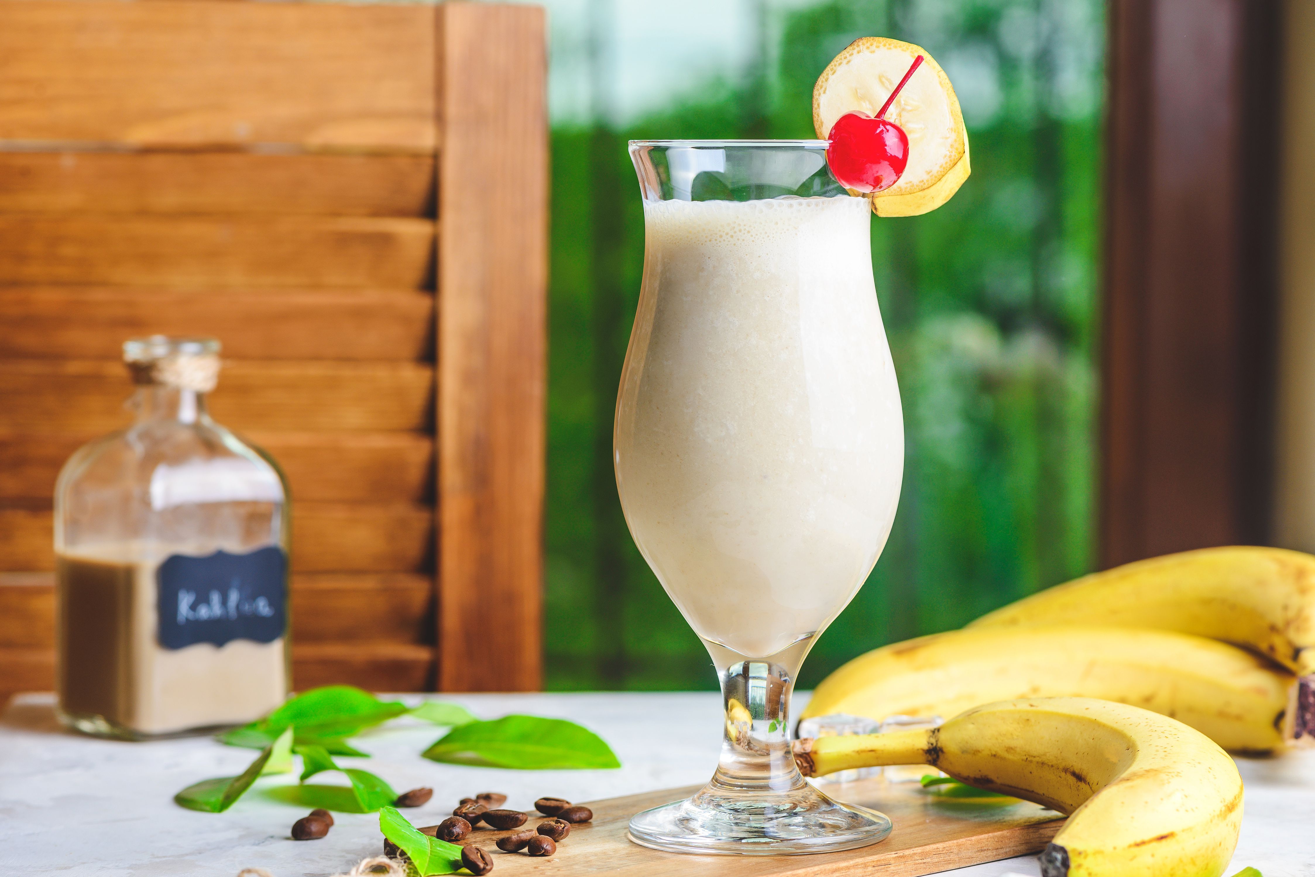 Banana With Ice Cream Cocktail