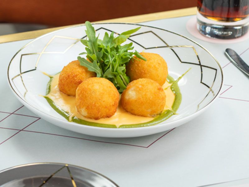 Double Cheese Potato Balls
