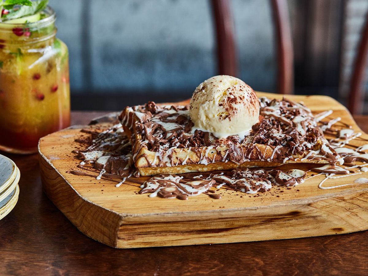 Double ice waffle