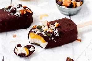 Ice Chocolate With Mango
