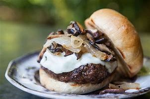 Mushroom Beef Burger