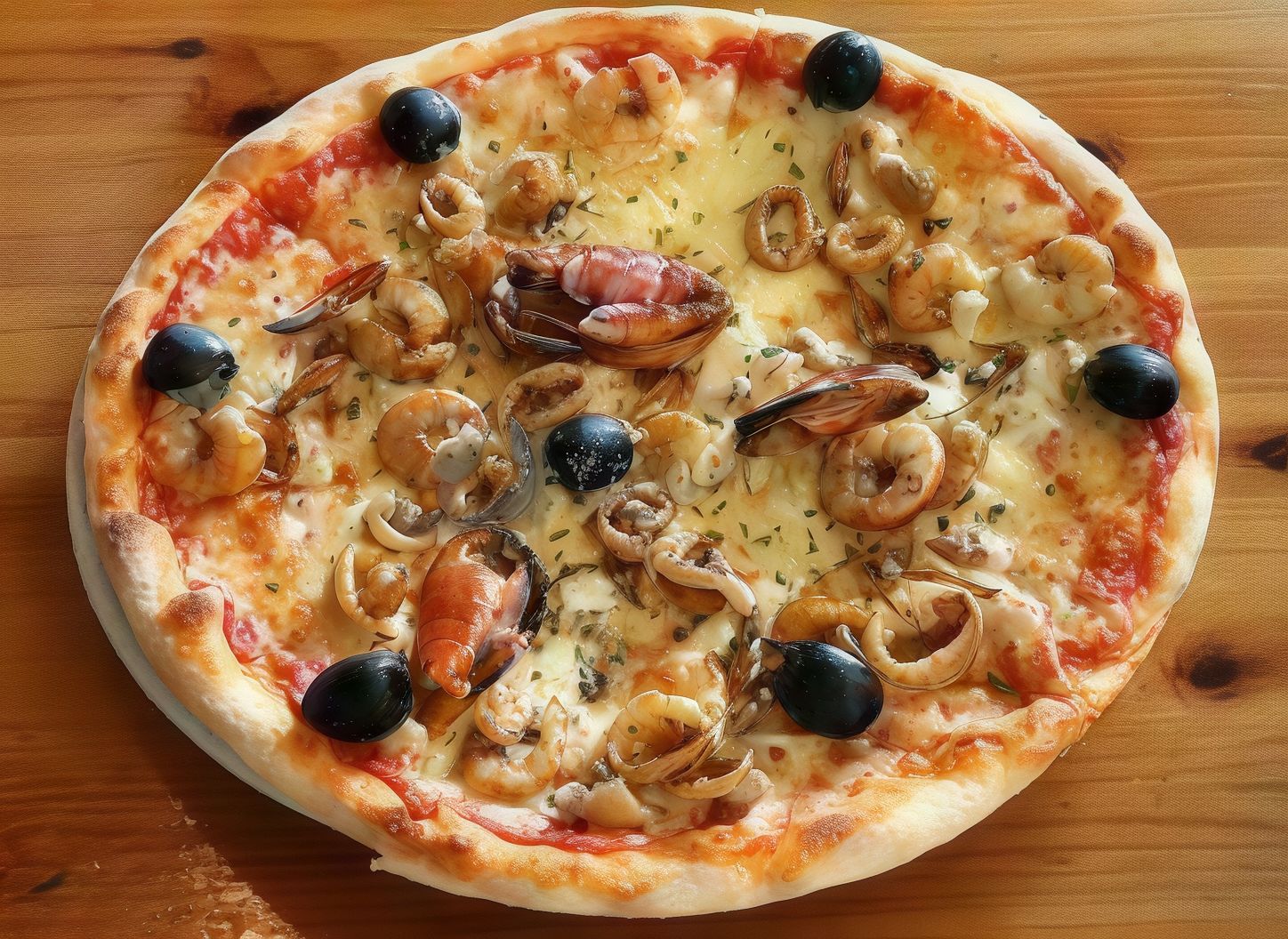 Seafood Pizza