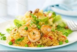 Shrimp yellow rice