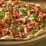 Crispy oriental pizza