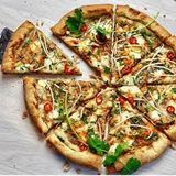 chicken shawarma Oriental pizza