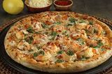 Shrimp oriental pizza