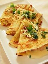 Seafood crepe