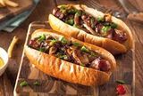Grilled Sausage Sandwich