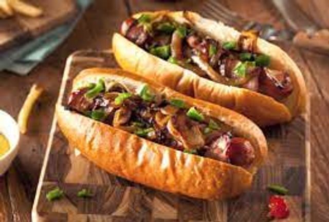 Grilled Sausage Sandwich