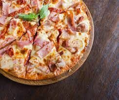 Cold meat pizza