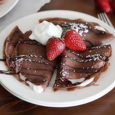 Dark Chocolate Crepe