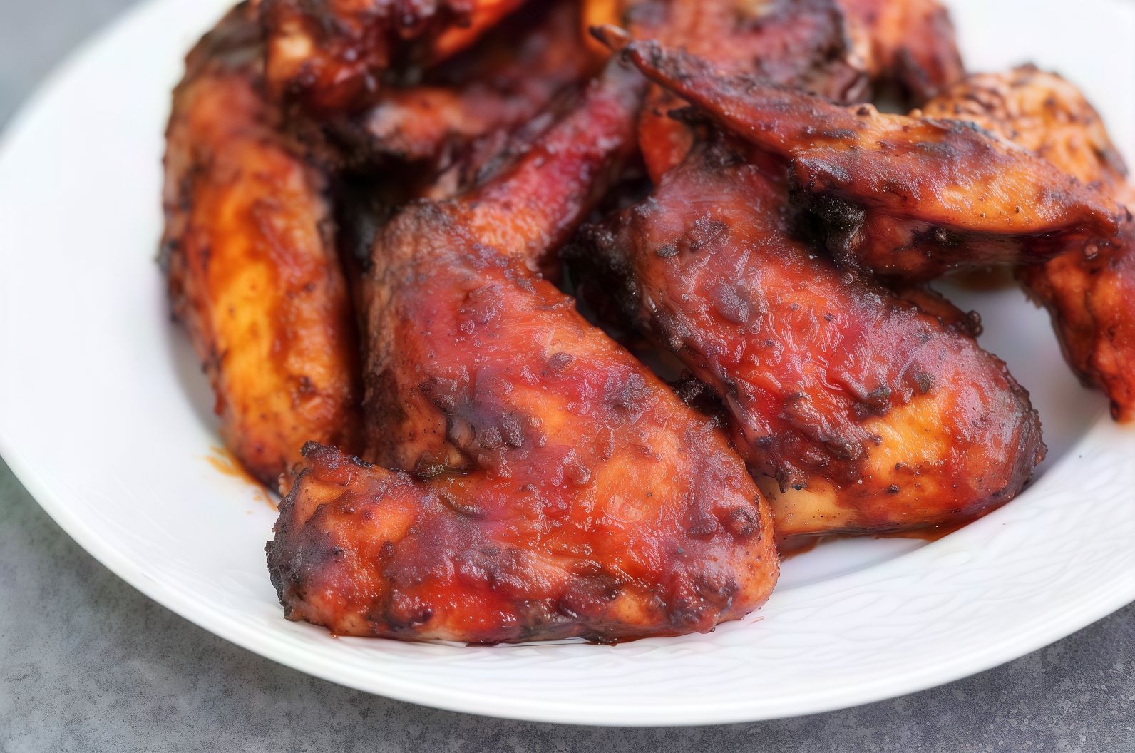 Spicy Grilled Chicken Wings Meal
