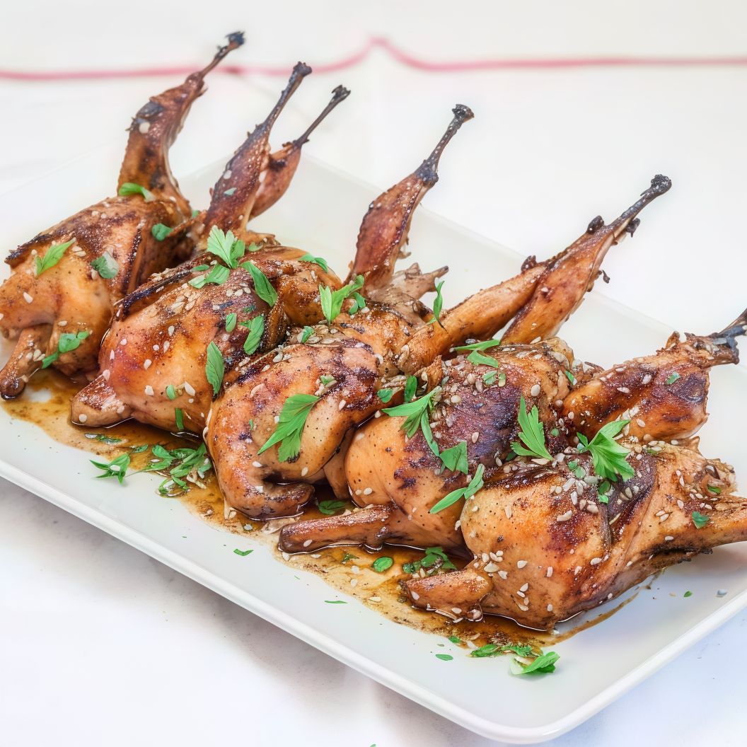 Grilled large Quail Meal