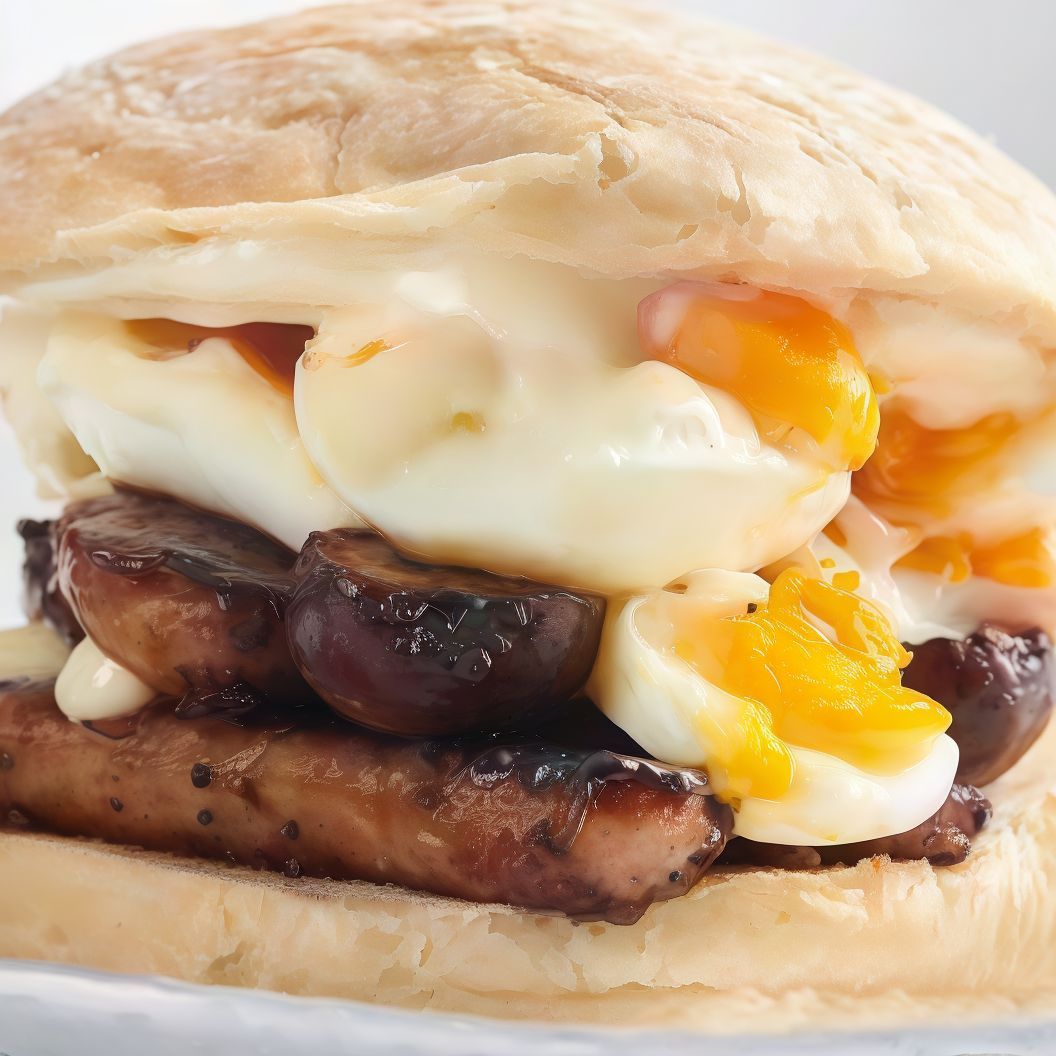Egg Sausage Sandwich