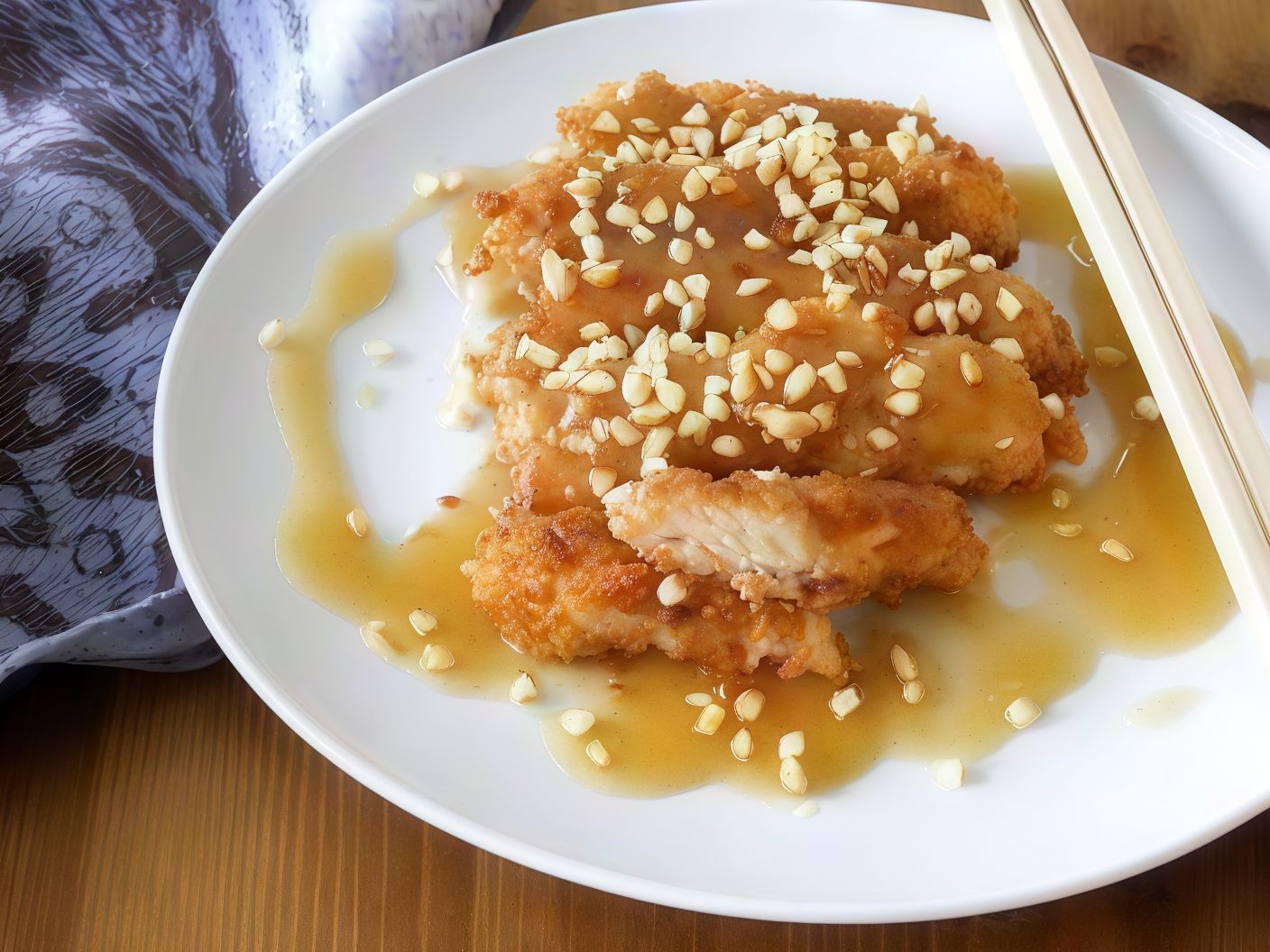 Chicken Fried Almond