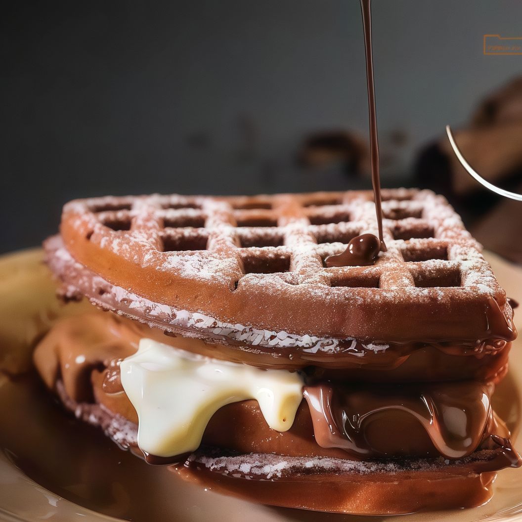 Triple Chocolate Waffle